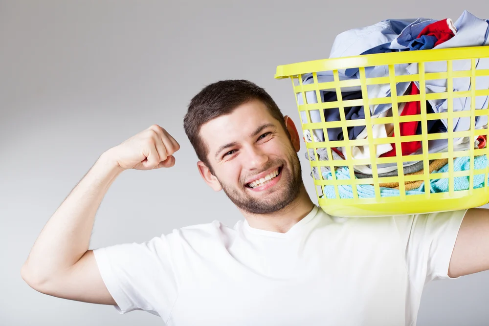 Interior de la lavandería autoservicio Inhome Laundry en Madrid